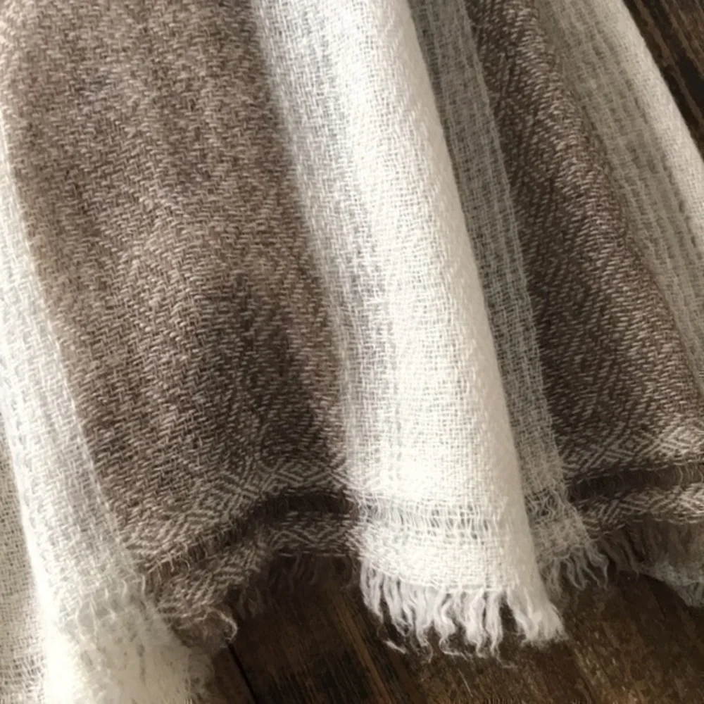 Wrap/ Scarf/ Shawl 100% Exclusive Cashmere Hand Made in Nepal 27”x78”